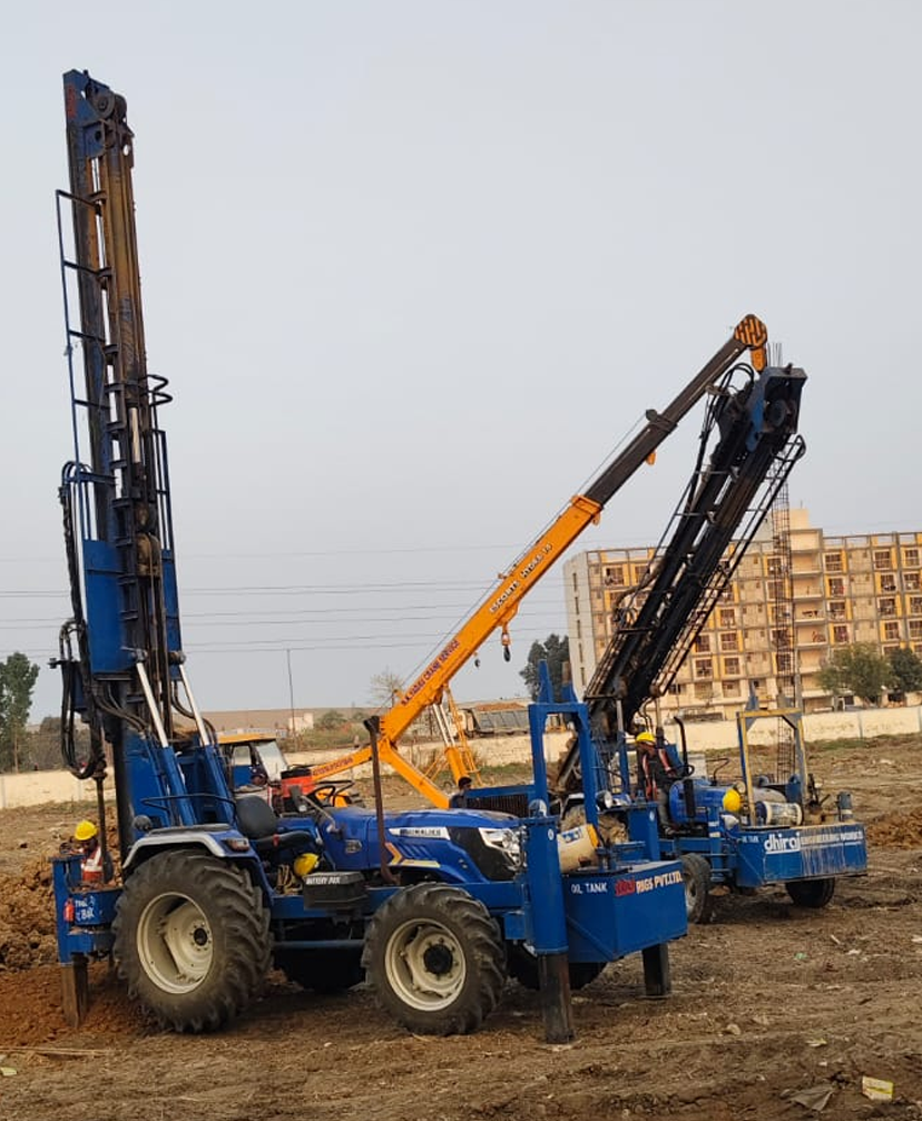 Tractor Pile Machine
